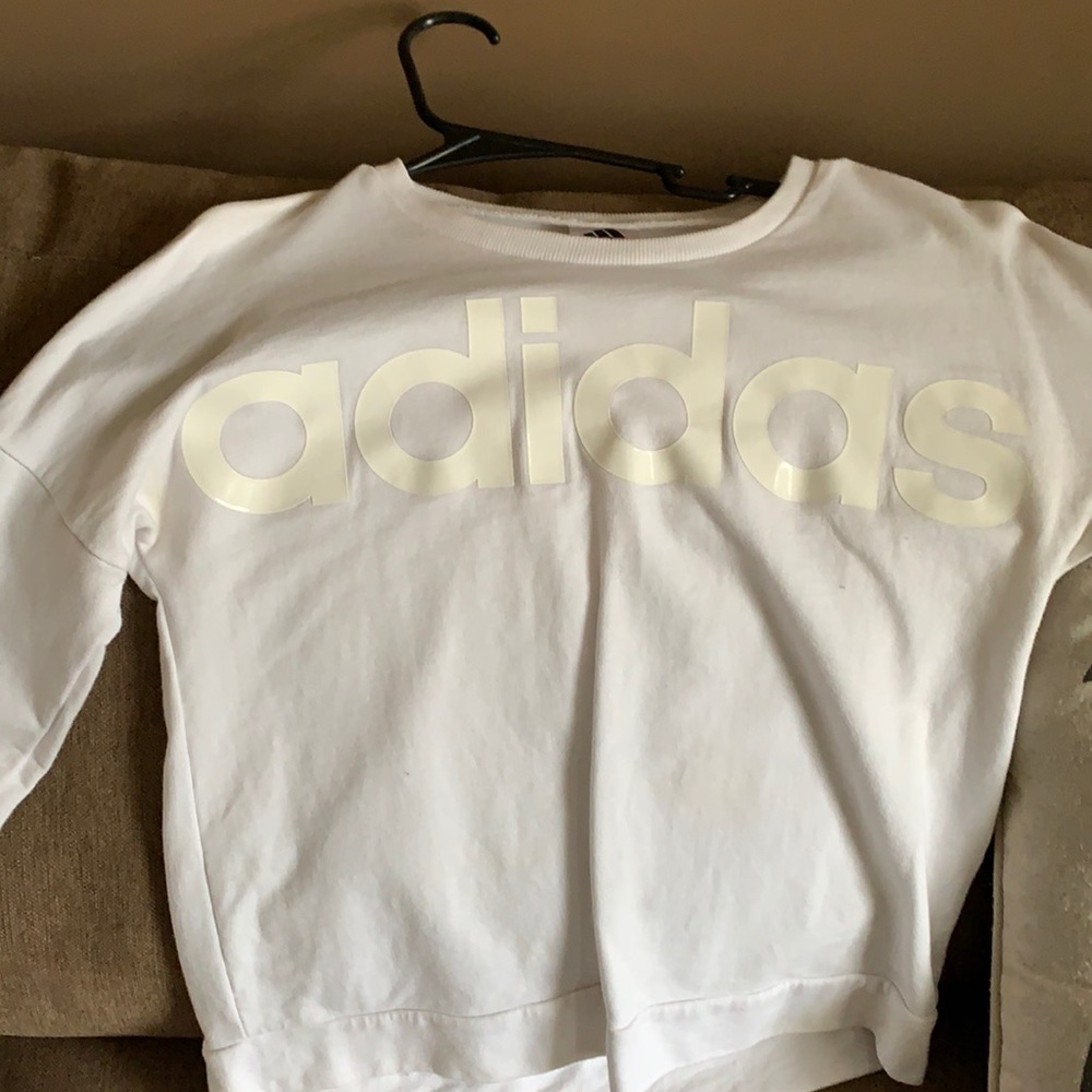 Adidas long sleeve tee with thumb holes